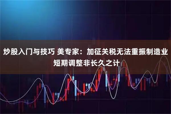 炒股入门与技巧 美专家：加征关税无法重振制造业 短期调整非长久之计